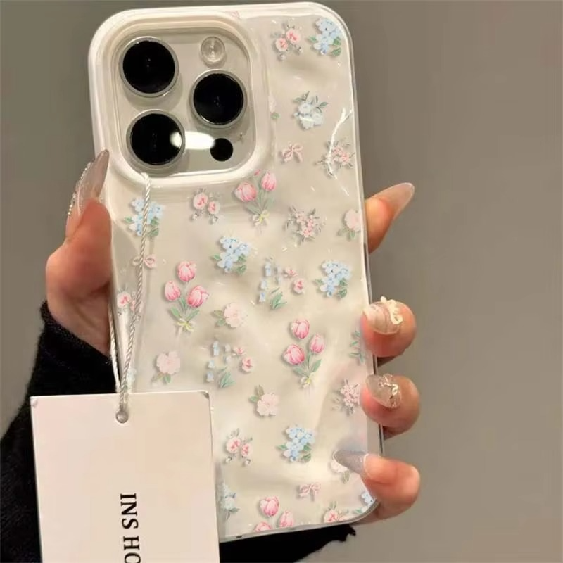 Blooming Garden Floral Print iPhone Case
