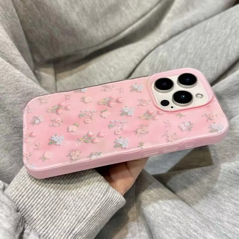 Blooming Garden Floral Print iPhone Case
