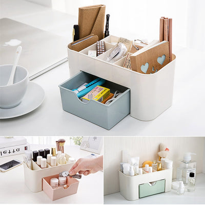 Multipurpose Plastic Desk Organizer Box