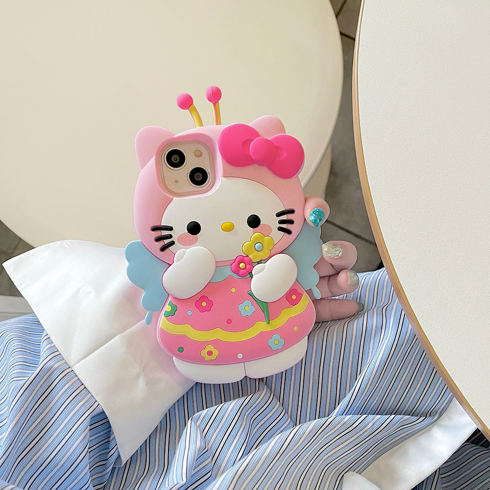 Soft Rubber Hello Kitty iPhone Case