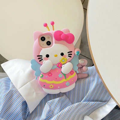 Soft Rubber Hello Kitty iPhone Case