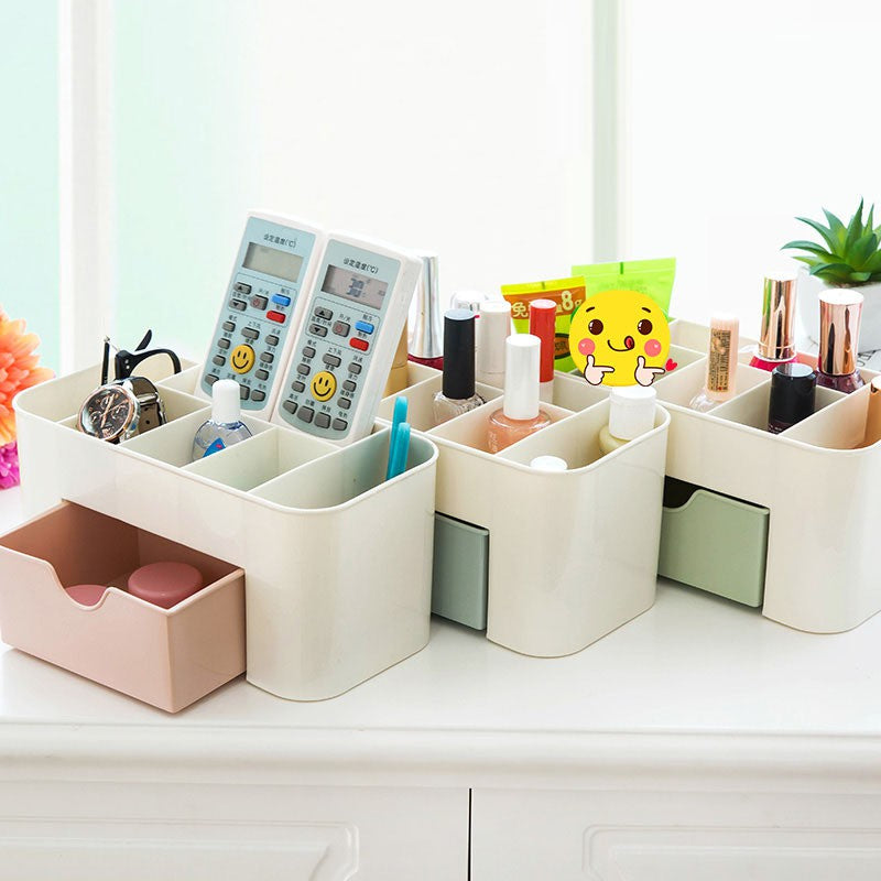 Multipurpose Plastic Desk Organizer Box