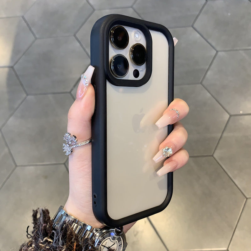 Matte Titanium gray silicone case for iPhone