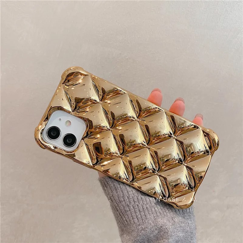 Shiny 3D Bumper Cube iPhone Case