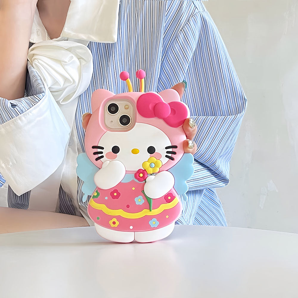 Soft Rubber Hello Kitty iPhone Case