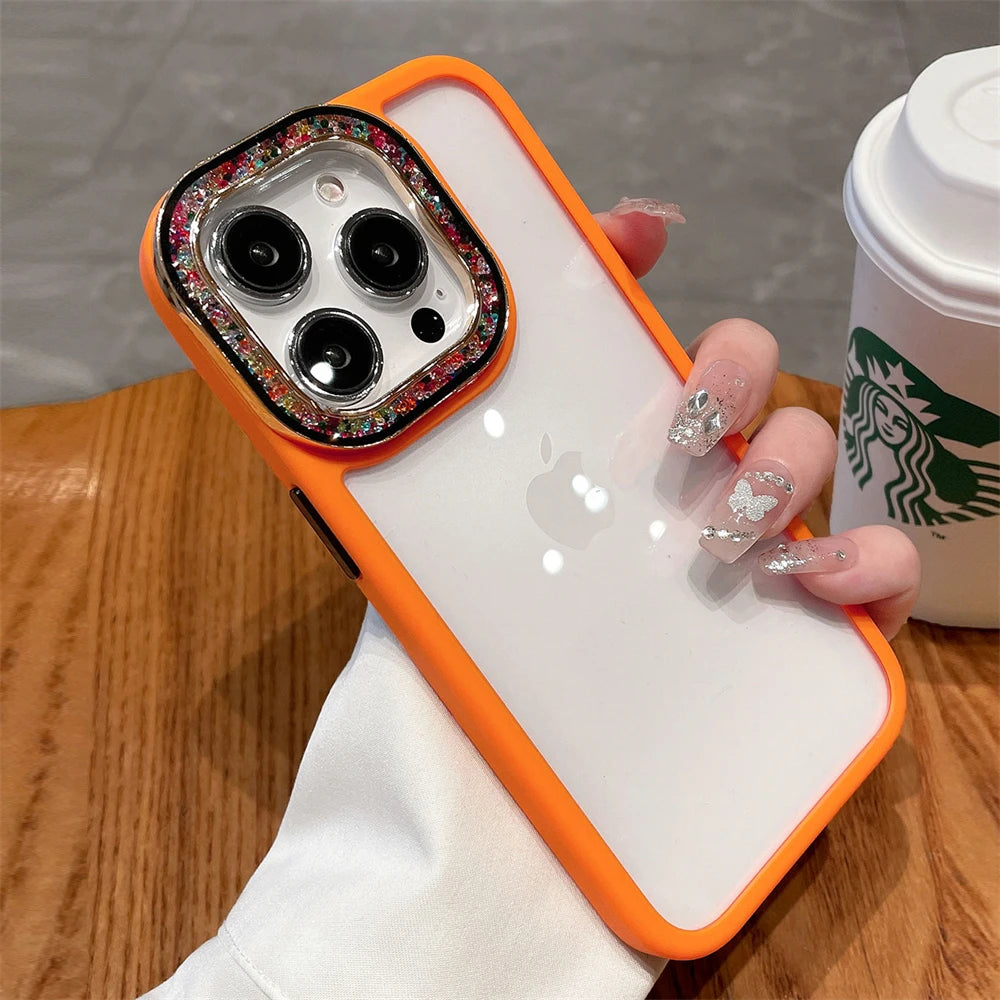 Swarovski Stone Camera Protection Case for iPhone