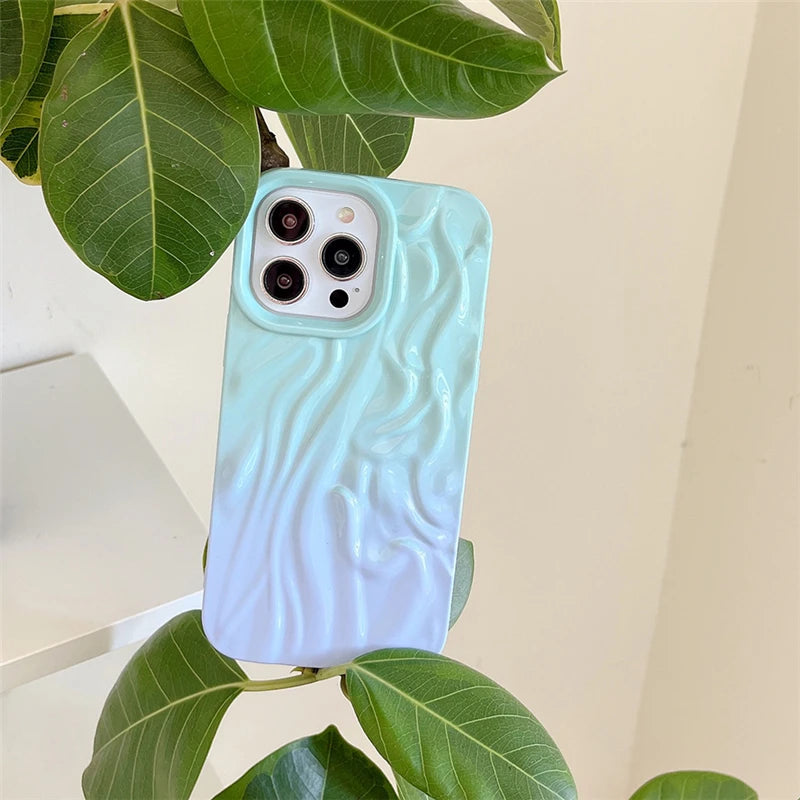 Gradient Color Wrinkle Phone Case