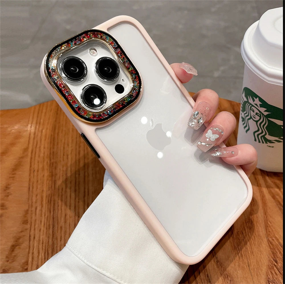 Swarovski Stone Camera Protection Case for iPhone