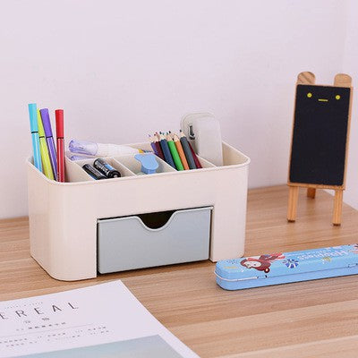 Multipurpose Plastic Desk Organizer Box