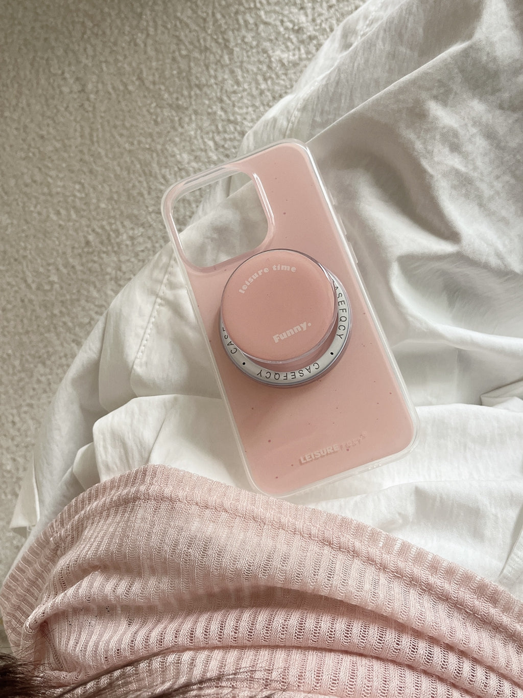 Magnetic popsocket holder iPhone Case